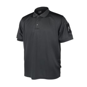 Performance Polo Shirt Black Maxtacs