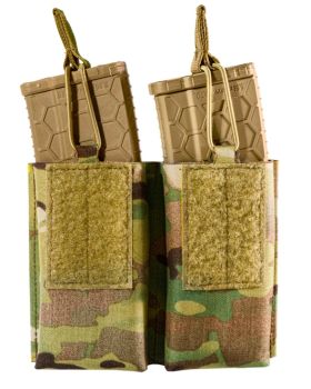 Kangaroo Double Rifle Mag Pouch Multicam Sentry
